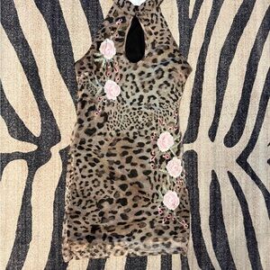 ASOS Leopard Print Mini Dress